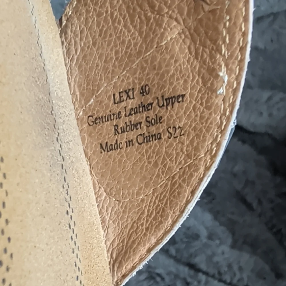 Biza Lexi thong sandals grey whiskey leather woven strap Boho Earthy Natural - Picture 7 of 13